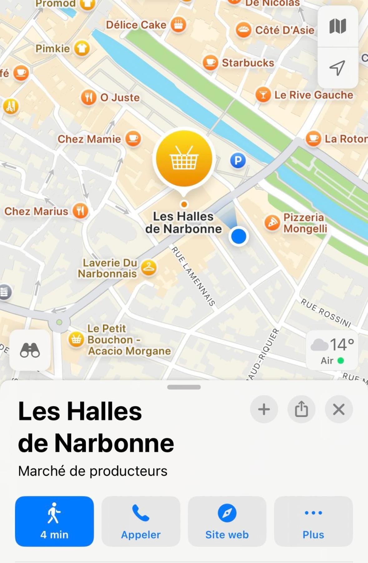 Appartement Les Halles Нарбон Екстериор снимка
